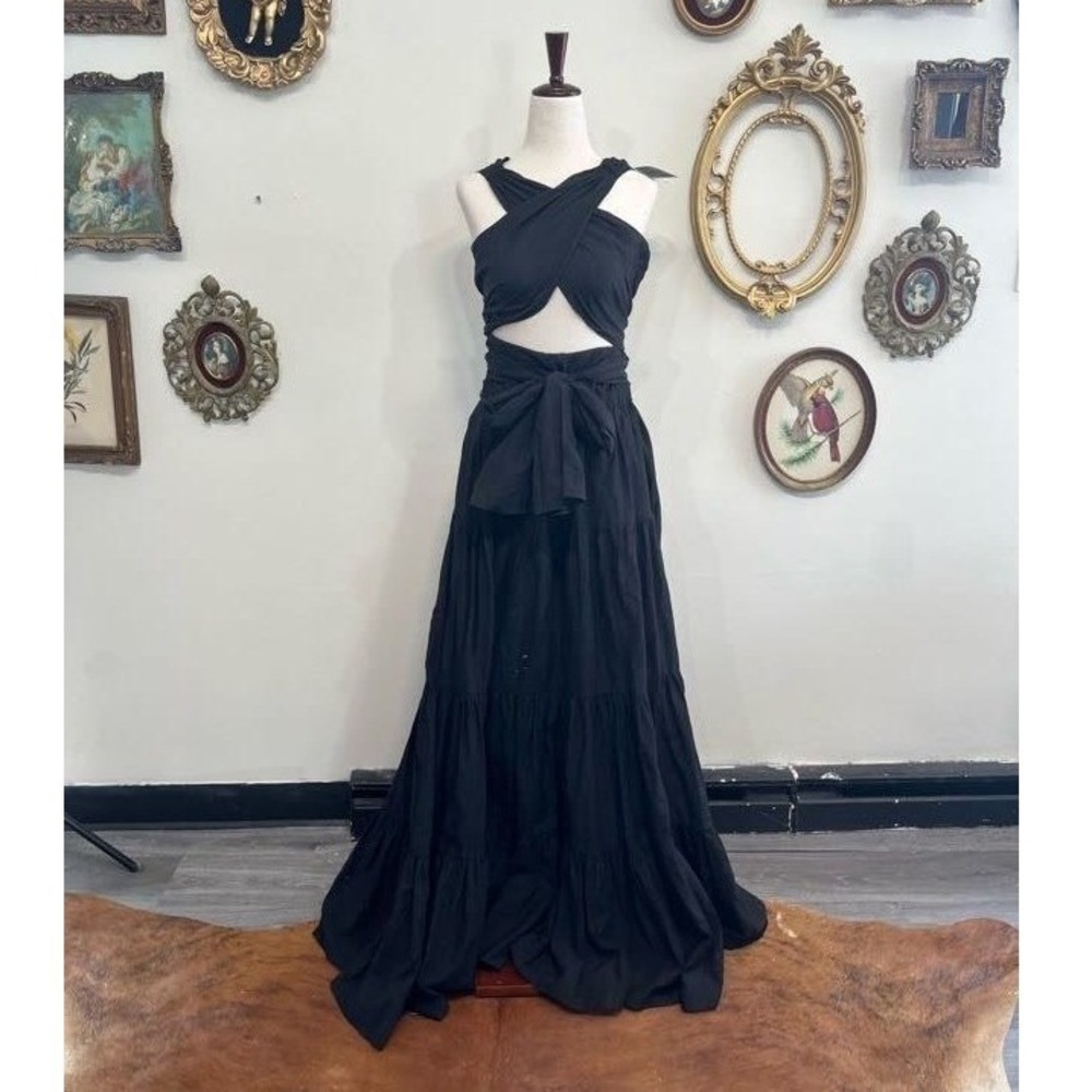 Victoria's Secret Black Multiway Maxi Beachwear Dress‎ L